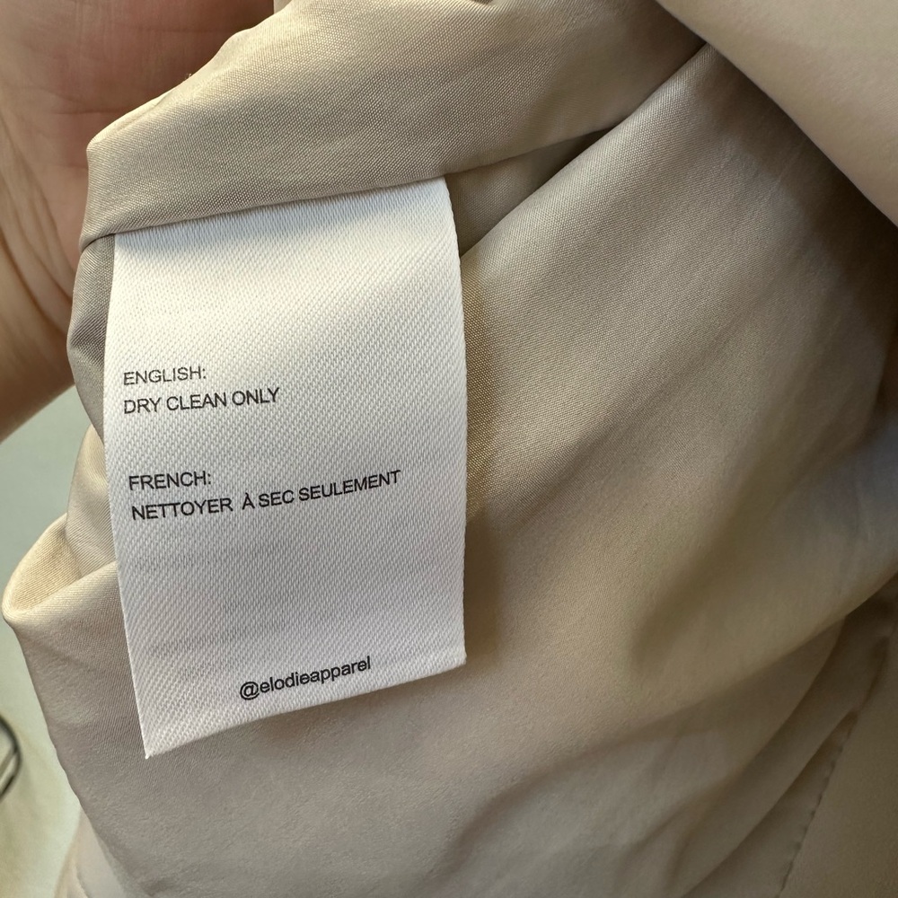 Elodie Chic cream Cropped Biker Jacket - Picture 8 of 9